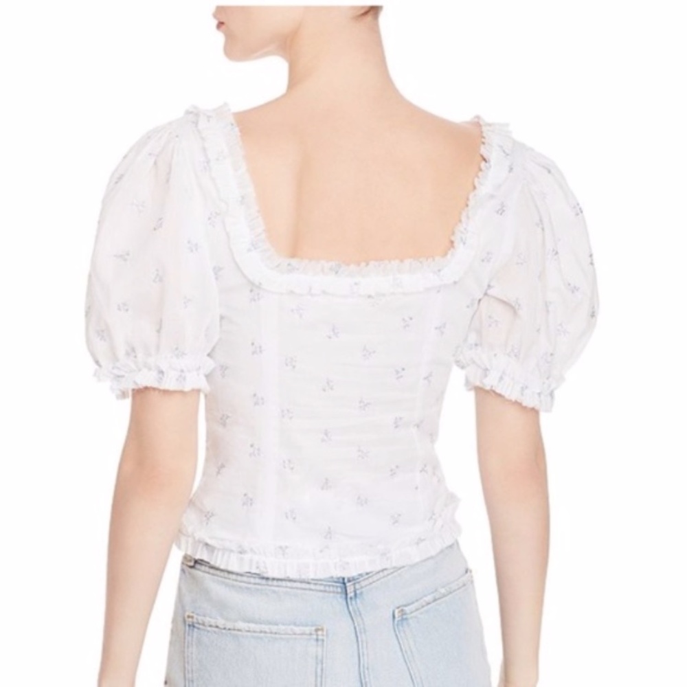 NEW For Love and Lemons Delilah Crop Top ⚡ - Picture 10 of 16